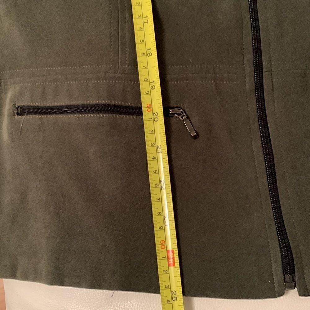JM Collection Zip Up Jacket/ Pants Suede Set Size 12 - Picture 9 of 15